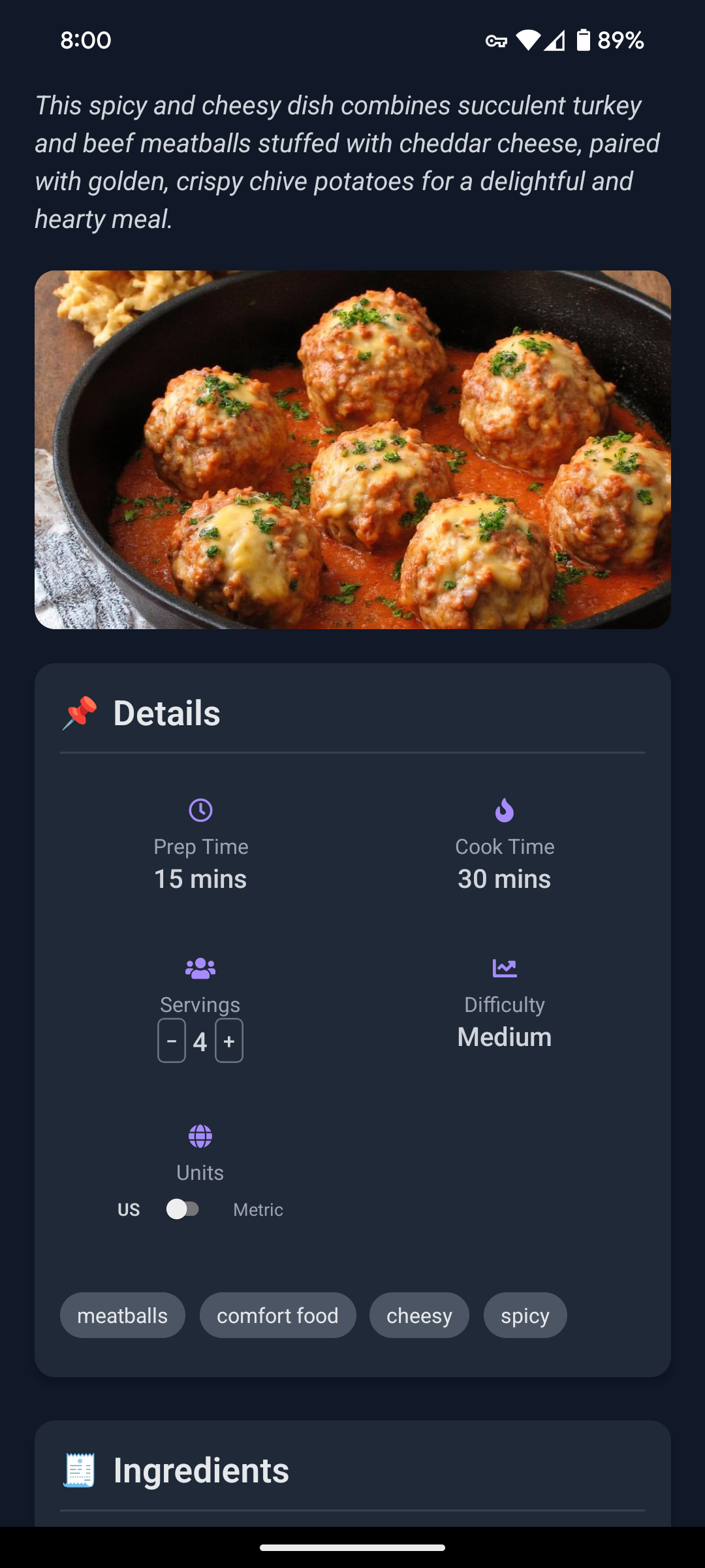 Avocavo Recipe View